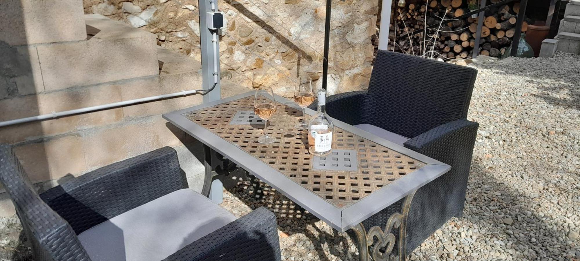 Sur La Bonnefooi Bed & Breakfast Prades-sur-Vernazobre Luaran gambar