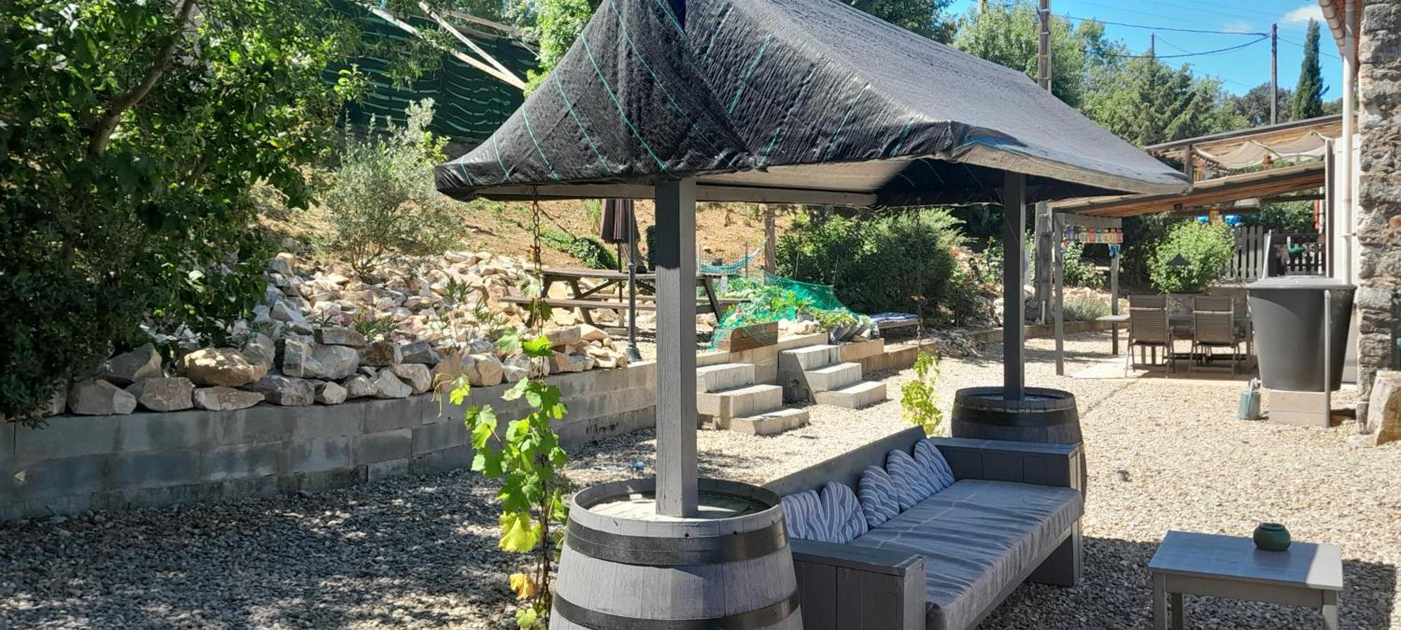 Sur La Bonnefooi Bed & Breakfast Prades-sur-Vernazobre Luaran gambar