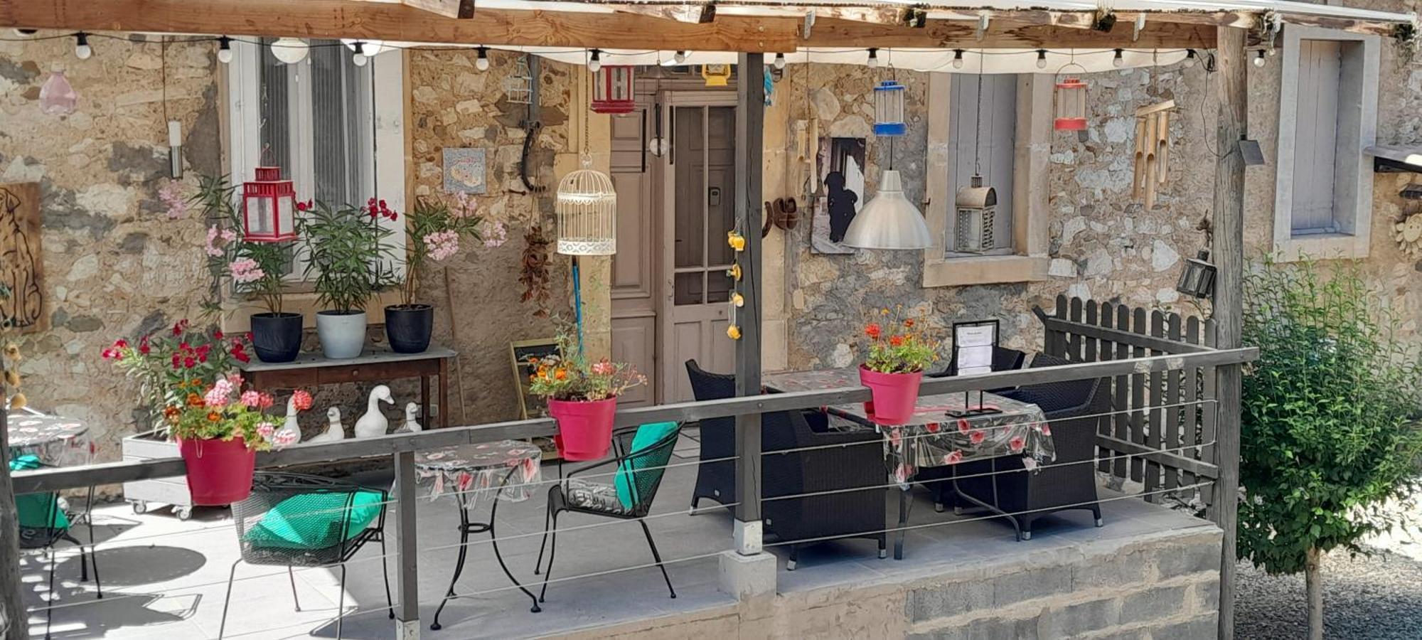 Sur La Bonnefooi Bed & Breakfast Prades-sur-Vernazobre Luaran gambar